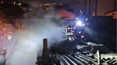 Gecekondu yangını: 1 ölü 1 yaralı