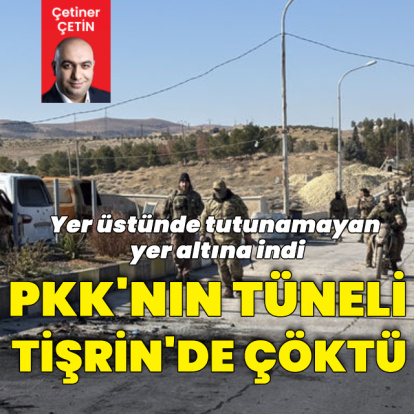 PKK'nın tüneli Tişrin'de çöktü