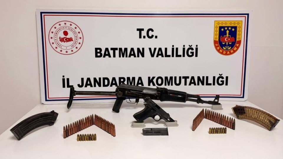 Batman'da silah kaçakçılığı operasyonu
