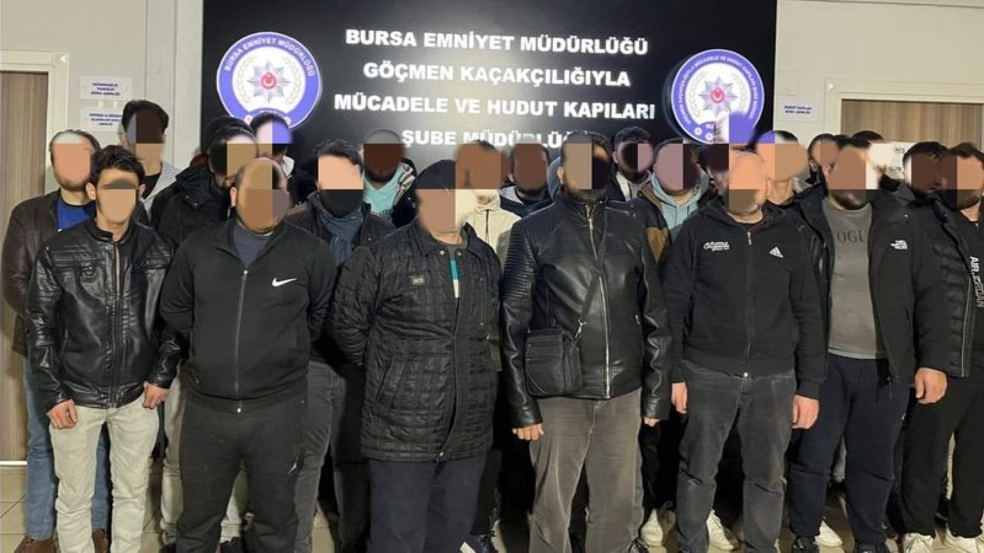 Bursa'da Kaçak Göçmen Operasyonu: 46 Yabancı Uyruklu Şahıs Yakalandı