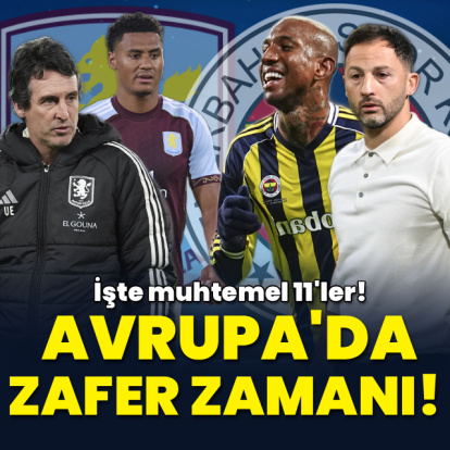 İşte Fenerbahçe'nin Aston Villa 11'i!