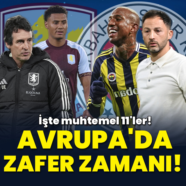 İşte Fenerbahçe'nin Aston Villa 11'i!