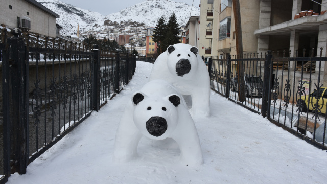 TIR şoförü kürekle yaptı! İlgi odağı oldu
