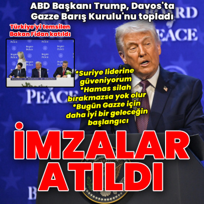 Gazze Barış Kurulu için imzalar atıldı
