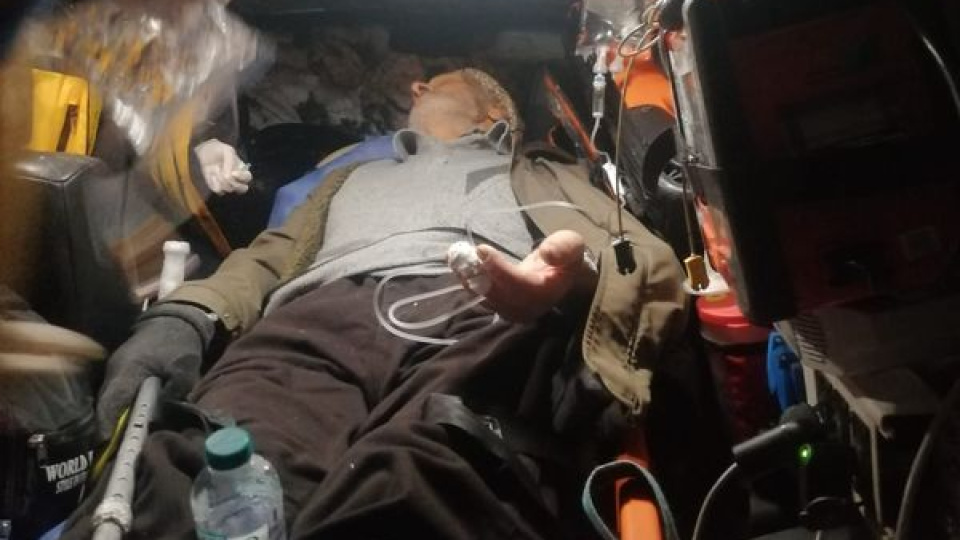 Köy yolu kapandı, Gürcistan üzerinden hastaneye kaldırıldı