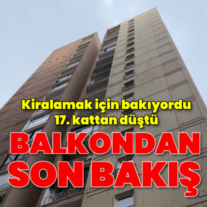Balkondan son bakış