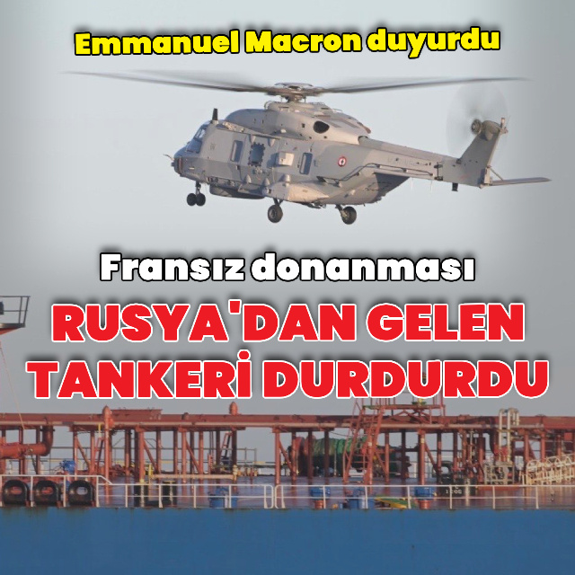 Fransa Rusya'dan gelen tankeri denetledi