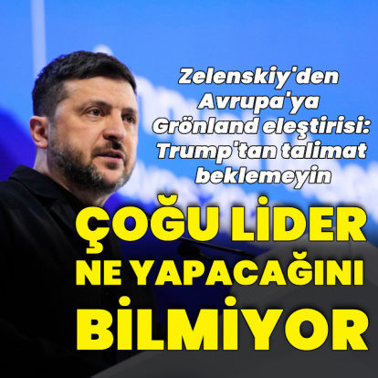 Zelenskiy'den Avrupa'ya Grönland eleştirisi