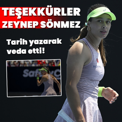 Teşekkürler Zeynep Sönmez: Tarih yazarak veda etti!