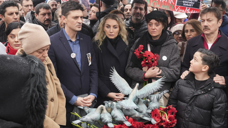 Minguzzi'nin öldürüldüğü yerde tören