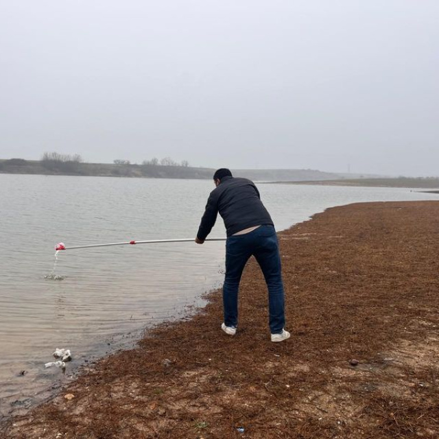 Tekirdağ'da gölette toplu balık ölümleri