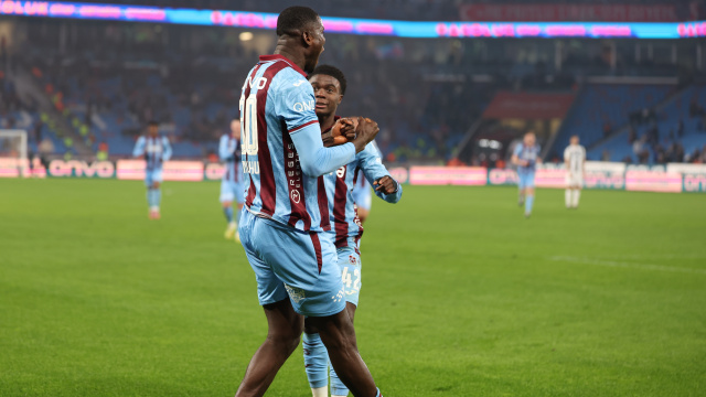 Trabzonspor sahasında 2 golle kazandı!