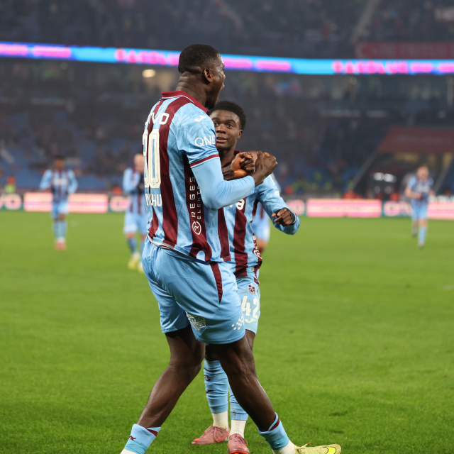 Trabzonspor sahasında 2 golle kazandı!