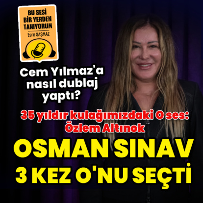 Özlem Altınok'un 35 yıllık yolculuğu: 3 farklı rol, tek ses!