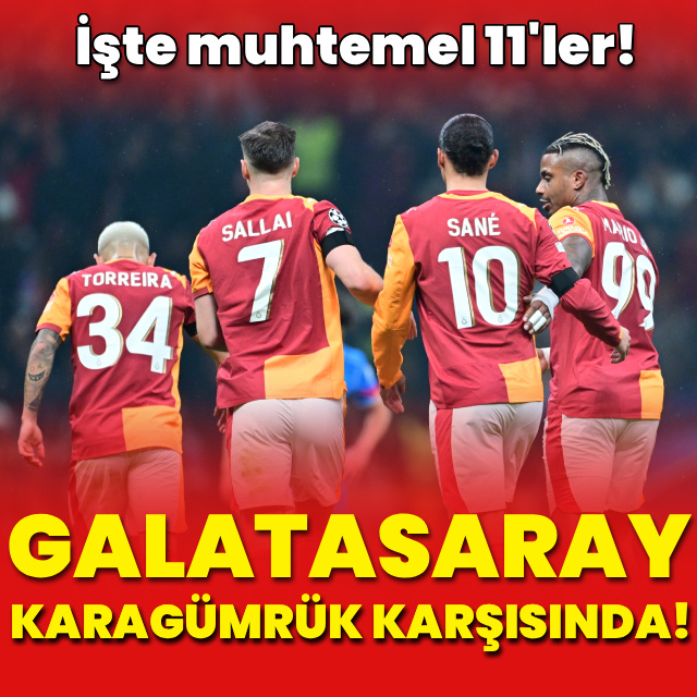 İşte Okan Buruk'un Karagümrük 11'i!