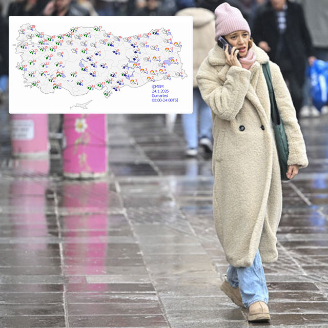 Yurt geneli yağışlı, illerimizde hava durumu!