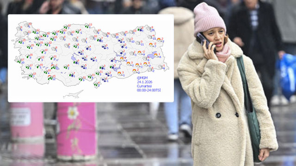 Yurt geneli yağışlı, illerimizde hava durumu!