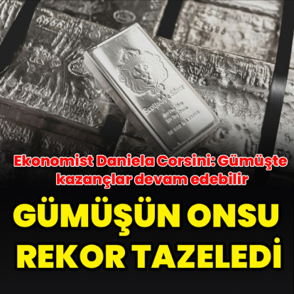 Gümüşün onsu rekor tazeledi