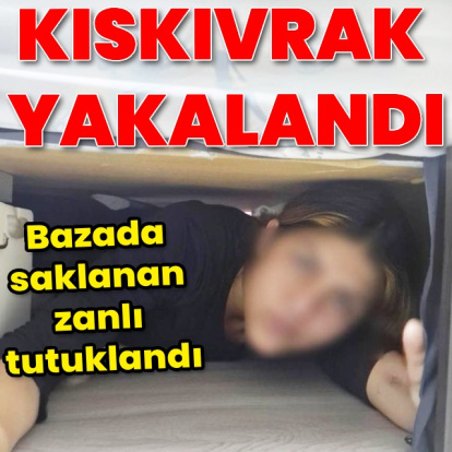 Bazada yakalanan zanlı tutuklandı