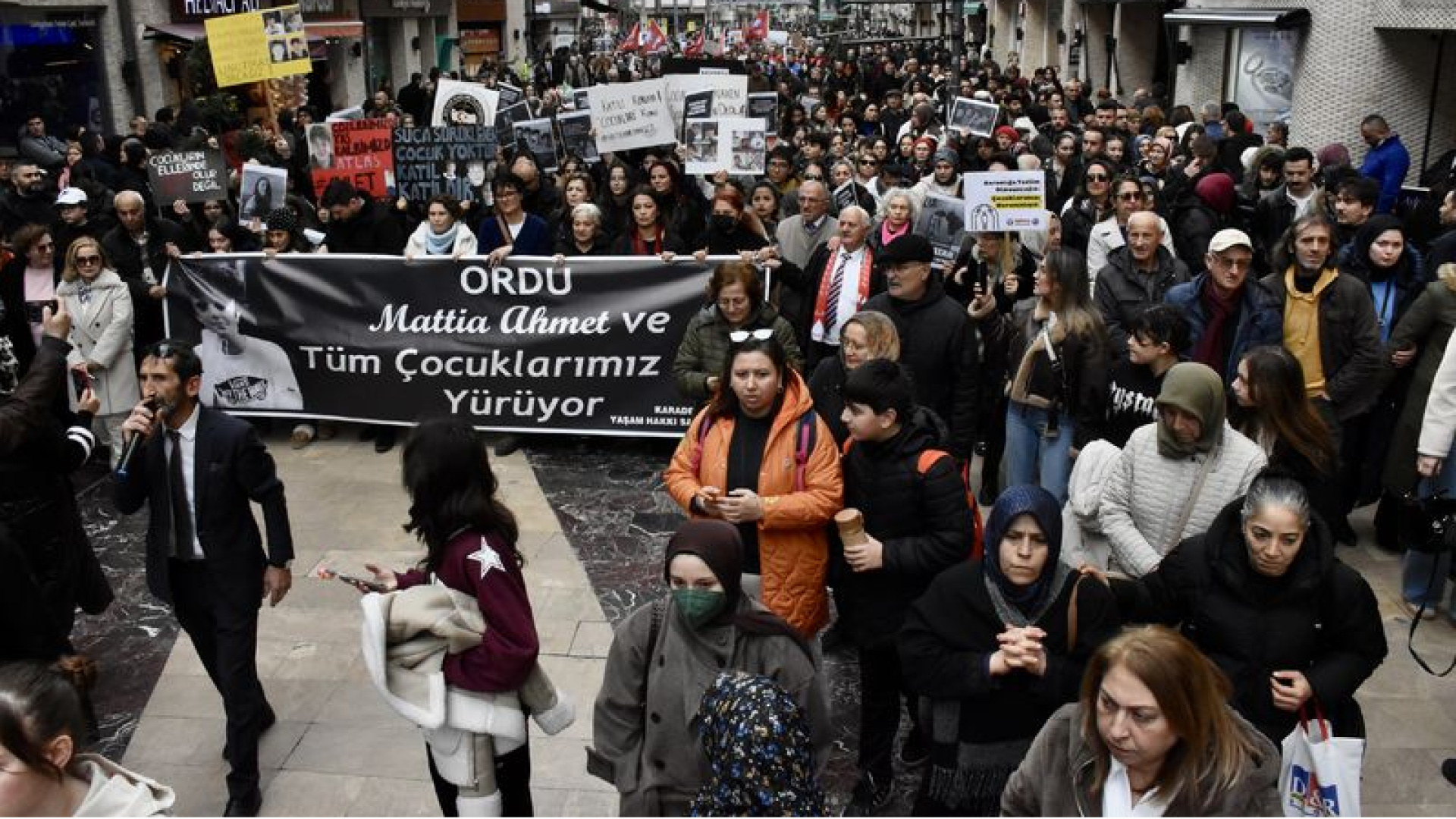 Mattia Ahmet Minguzzi için Ordu'da yürüyüş düzenlendi