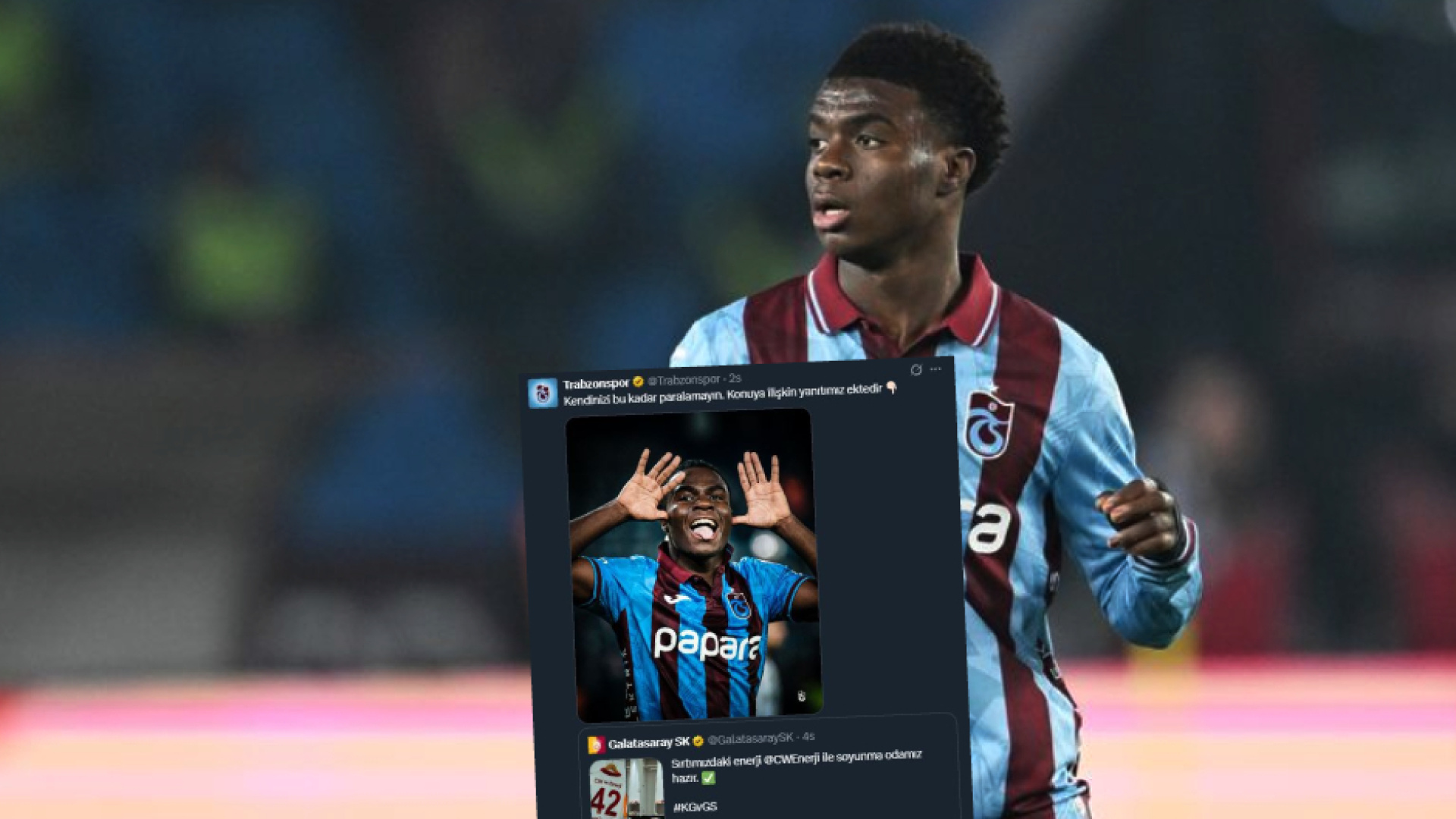 Trabzonspor'dan Galatasaray'a Oulai Yanıtı: 'Kendinizi Paralamayın'