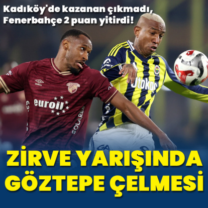 Fenerbahçe'ye zirve yarışında Göztepe çelmesi!