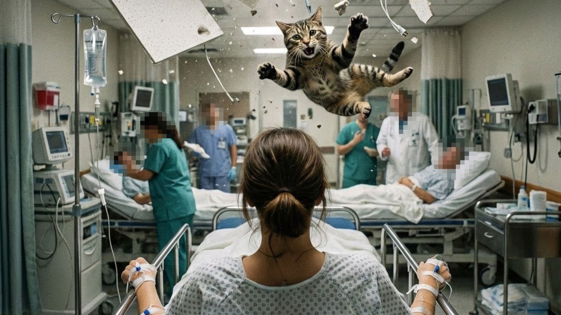 Kolunda serum vardı... Davetsiz misafir üzerine dü…