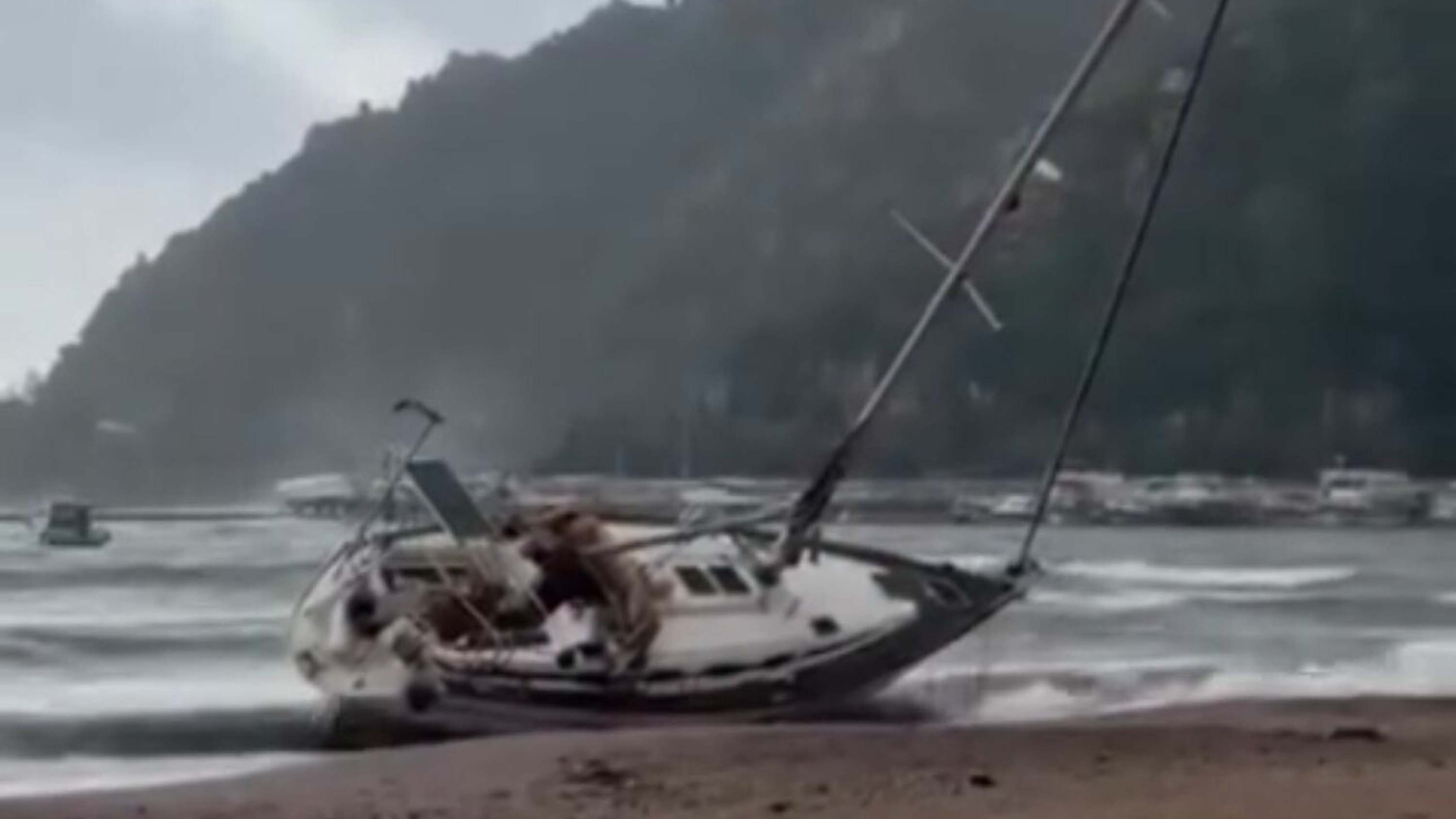 Marmaris'te fırtına esareti! | Son dakika haberleri