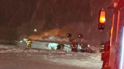 ABD'de özel jet düştü