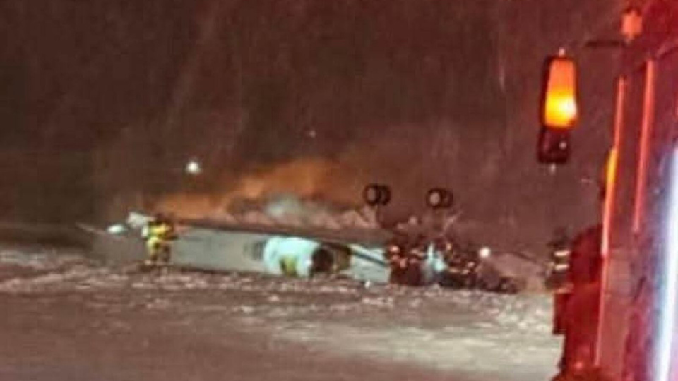 ABD'de özel jet düştü