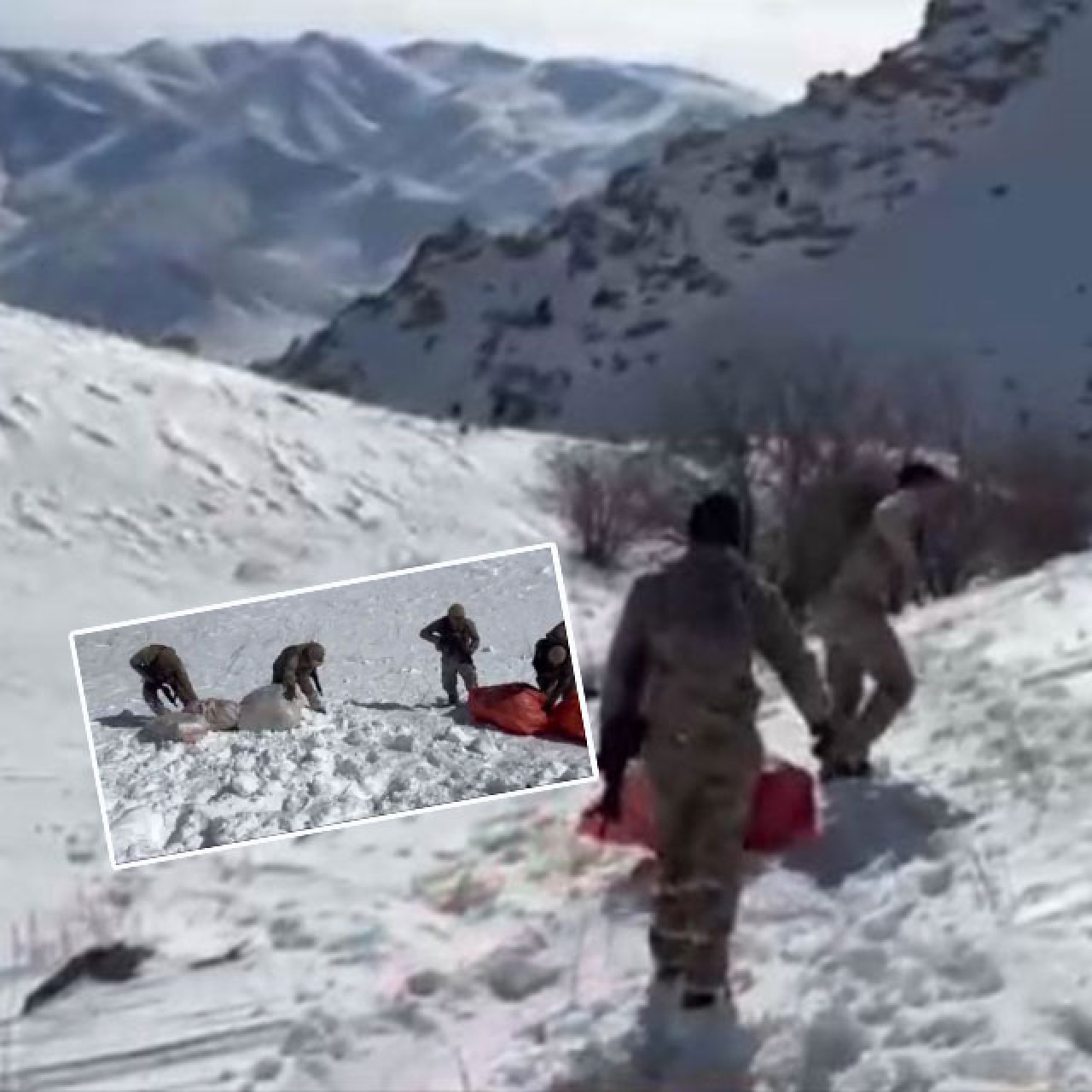 Kar ve tipinin içinde... Tam 348 kilo buldular!