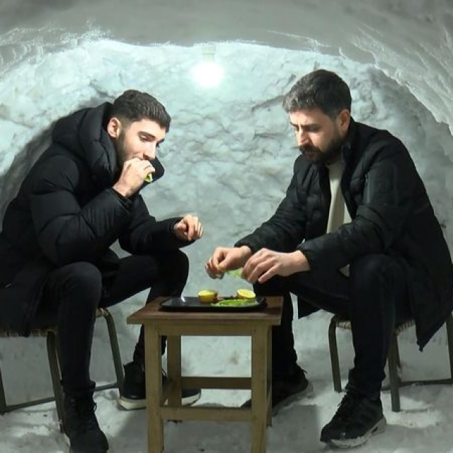 Muş'ta 'Otantik İglo Cafe'