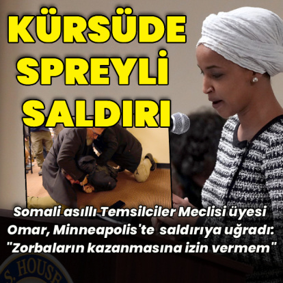 Temsilciler Meclisi üyesi Omar'a Minneapolis'te saldırı