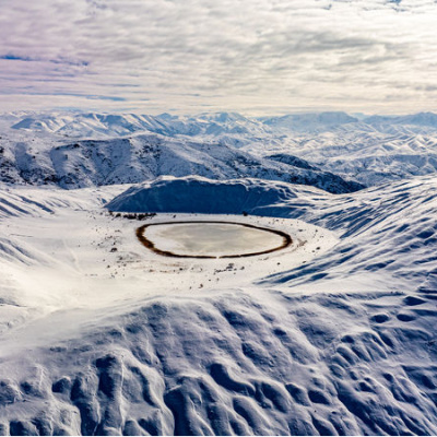 Erzincan'ın 'nazar boncuğu' dondu