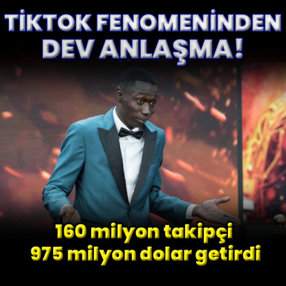TikTok fenomeninden 975 milyon dolarlık anlaşma