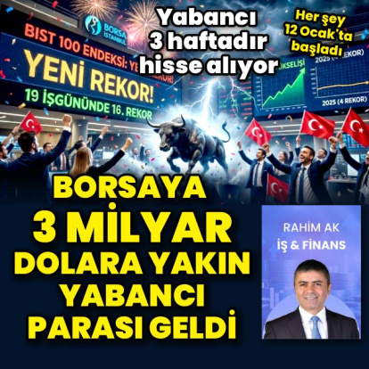 Yabancı alımlara başladı
