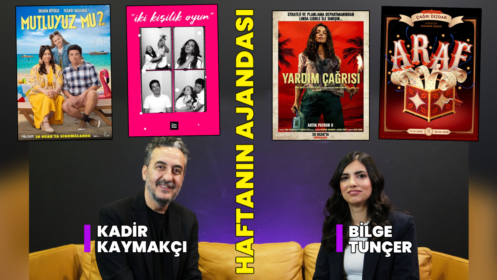 Mutluyuz Mu? Oyunu Sinemada ve İki Kişilik Performansla Sahnede