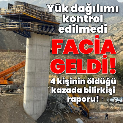 Yük dağılımı kontrol edilmedi, facia geldi!
