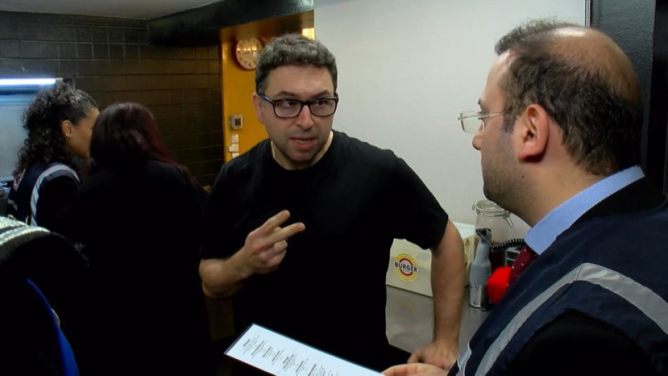 İstanbul'da 'referans' ile müşteri alan hamburgerci denetlendi