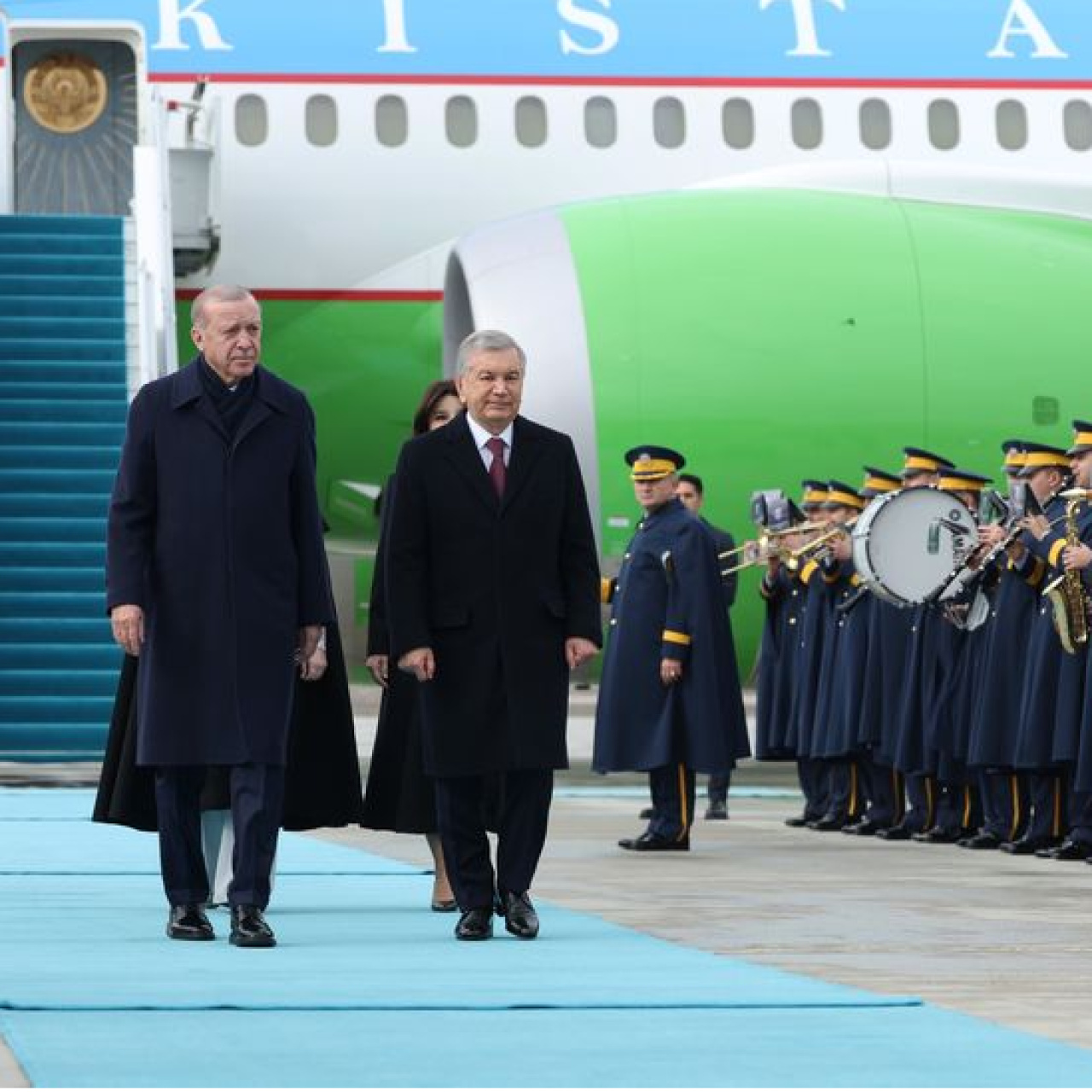 Özbekistan Cumhurbaşkanı Mirziyoyev Ankara'da