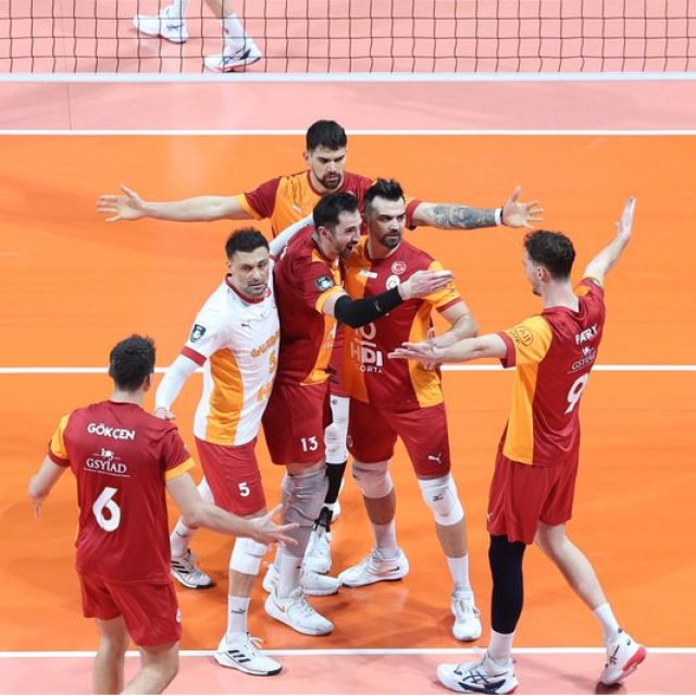 CEV'deki Türk derbisinde kazanan G.Saray!