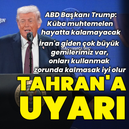 Trump'tan İran'a gözdağı