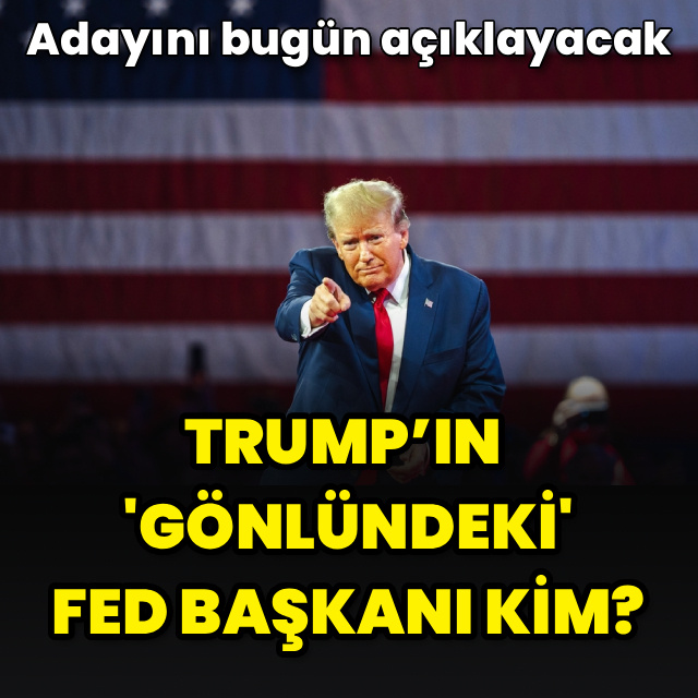 Trump Fed Başkanı adayını bugün açıklayacak