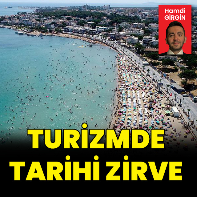 Turizm gelirinde tarihi zirve