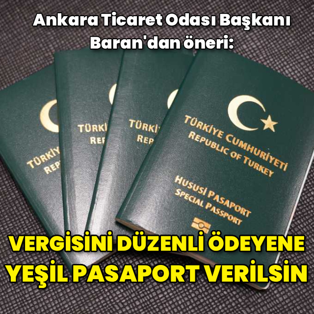ATO'dan 'yeşil pasaport' önerisi