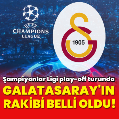 Galatasaray'ın Şampiyonlar Ligi'ndeki rakibi belli oldu!