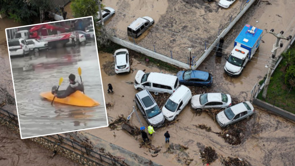 Kuvvetli yağış Adana ve Mersin'i vurdu
