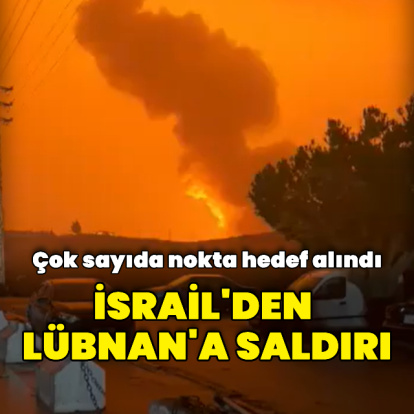 İsrail'den Lübnan'a saldırı