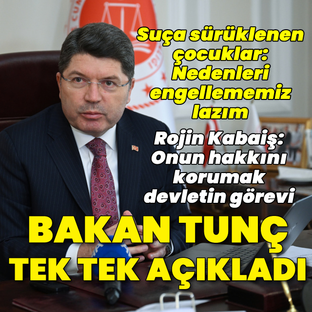 Suça sürüklenen çocuklar ve Rojin Kabaiş açıklaması