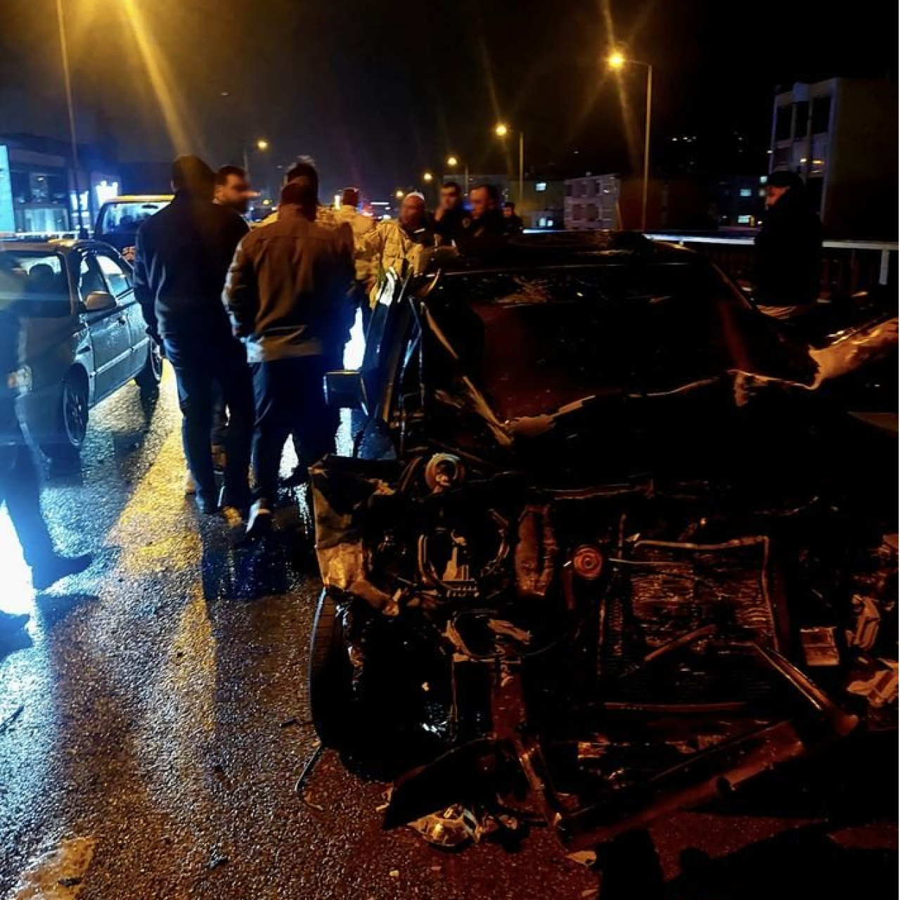 Samsun'da 8 araçlık zincirleme kaza: 2 yaralı